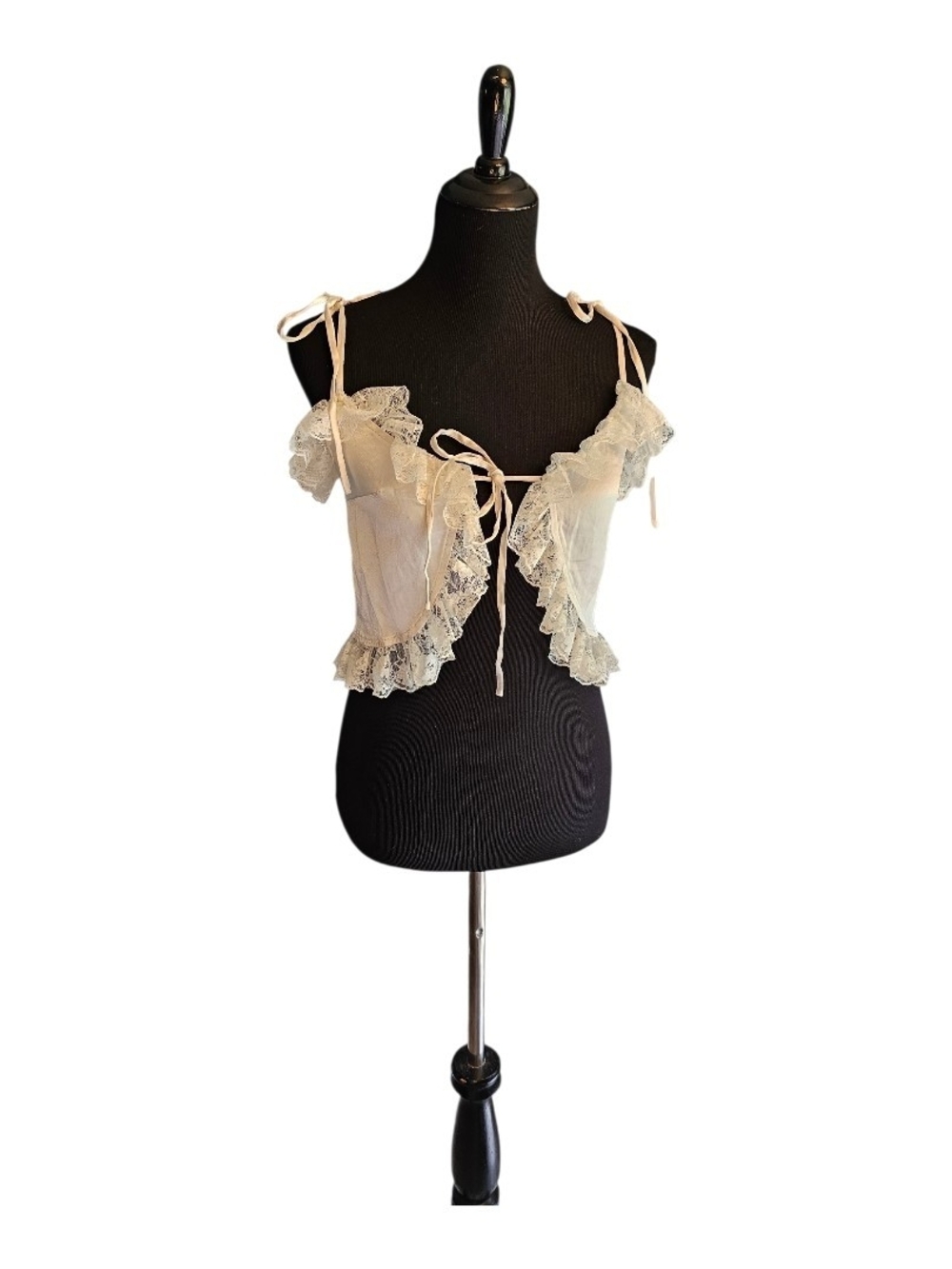 VRG GRL Celestial Dream Lace Cami Size 6 Coquette Balletcore Top